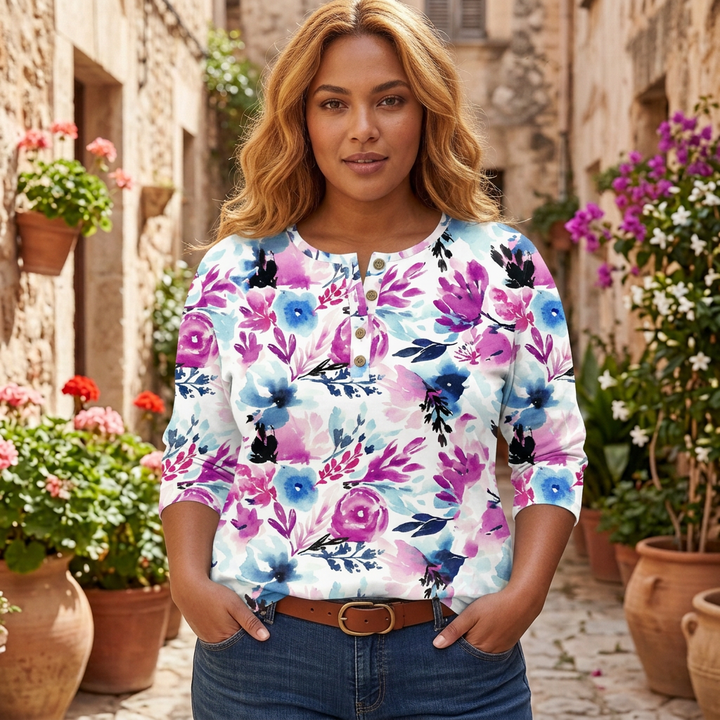 Clemence | Vintage Garden Floral Print Women&