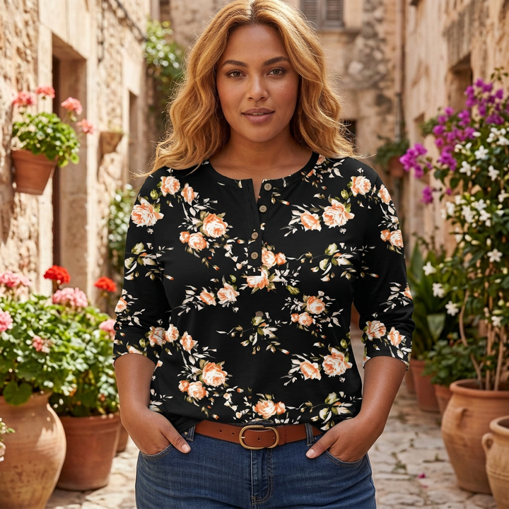 Clemence | Vintage Garden Floral Print Women&
