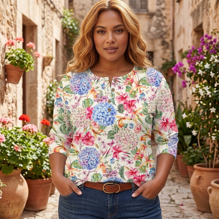 Clemence | Vintage Garden Floral Print Women&