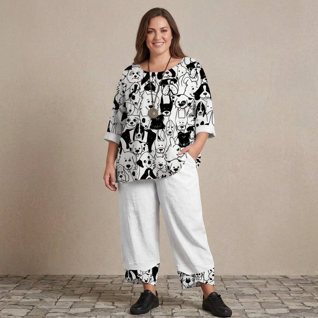 Lottie Botanical Print Set: Easy Everyday Comfort