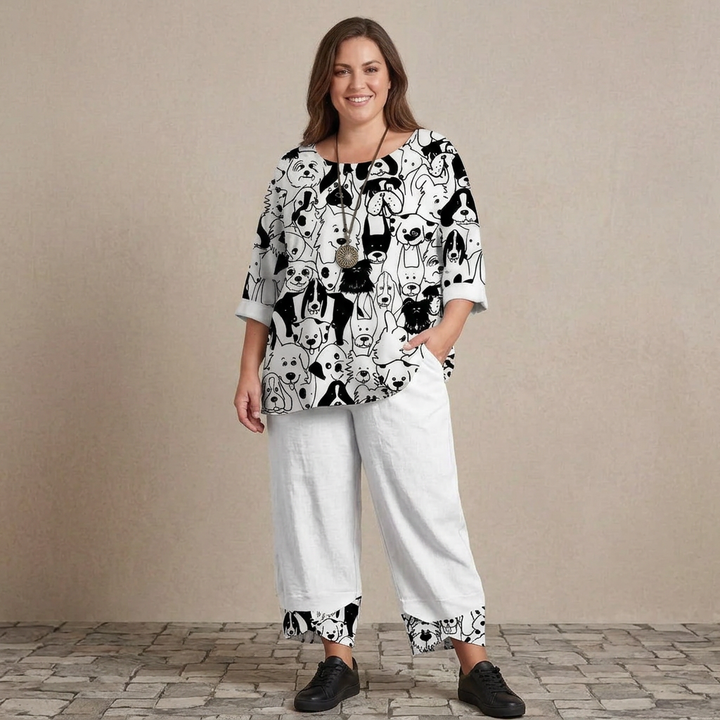 Lottie Botanical Print Set: Easy Everyday Comfort