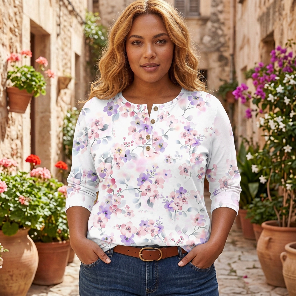 Clemence | Vintage Garden Floral Print Women&