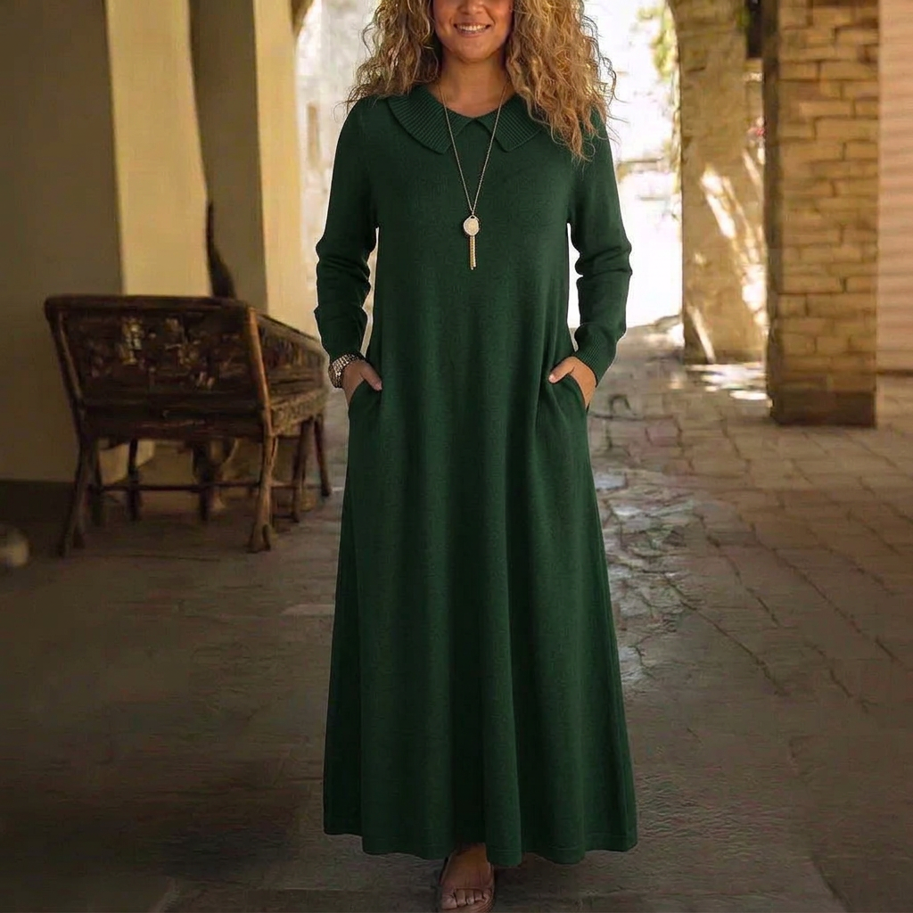 Eulalia Denim Maxi Dress