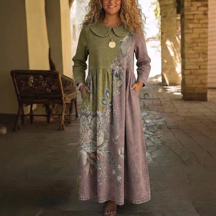 Eulalia Denim Maxi Dress