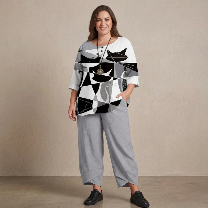 Lottie Botanical Print Set: Easy Everyday Comfort