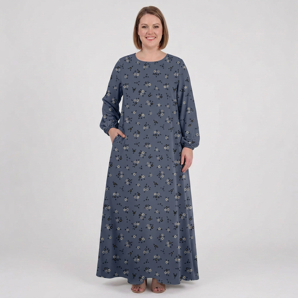 Odette - Bird &amp; Botanical Print Maxi Dress