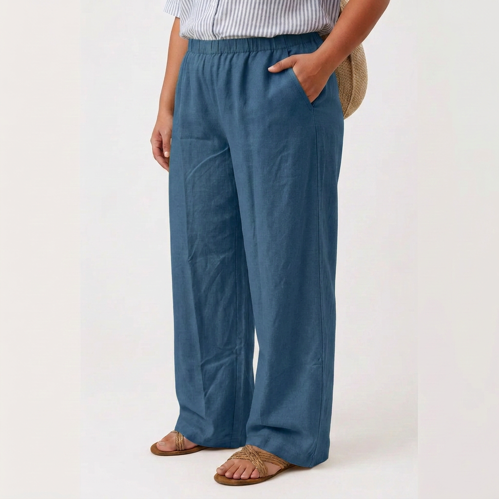 Ingrid | Relaxed Wide-Leg Pants With Side Pockets