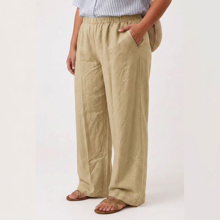 Ingrid | Relaxed Wide-Leg Pants With Side Pockets