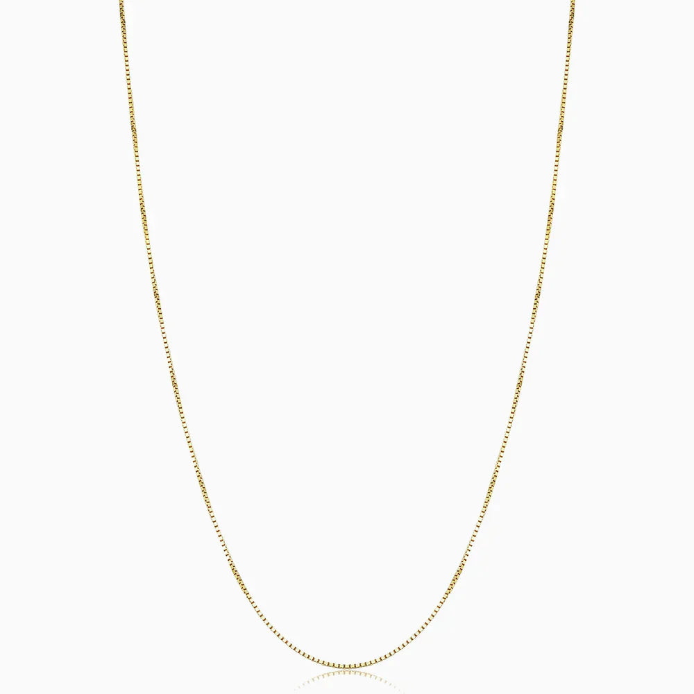 Nadya Box Necklace | White Gold