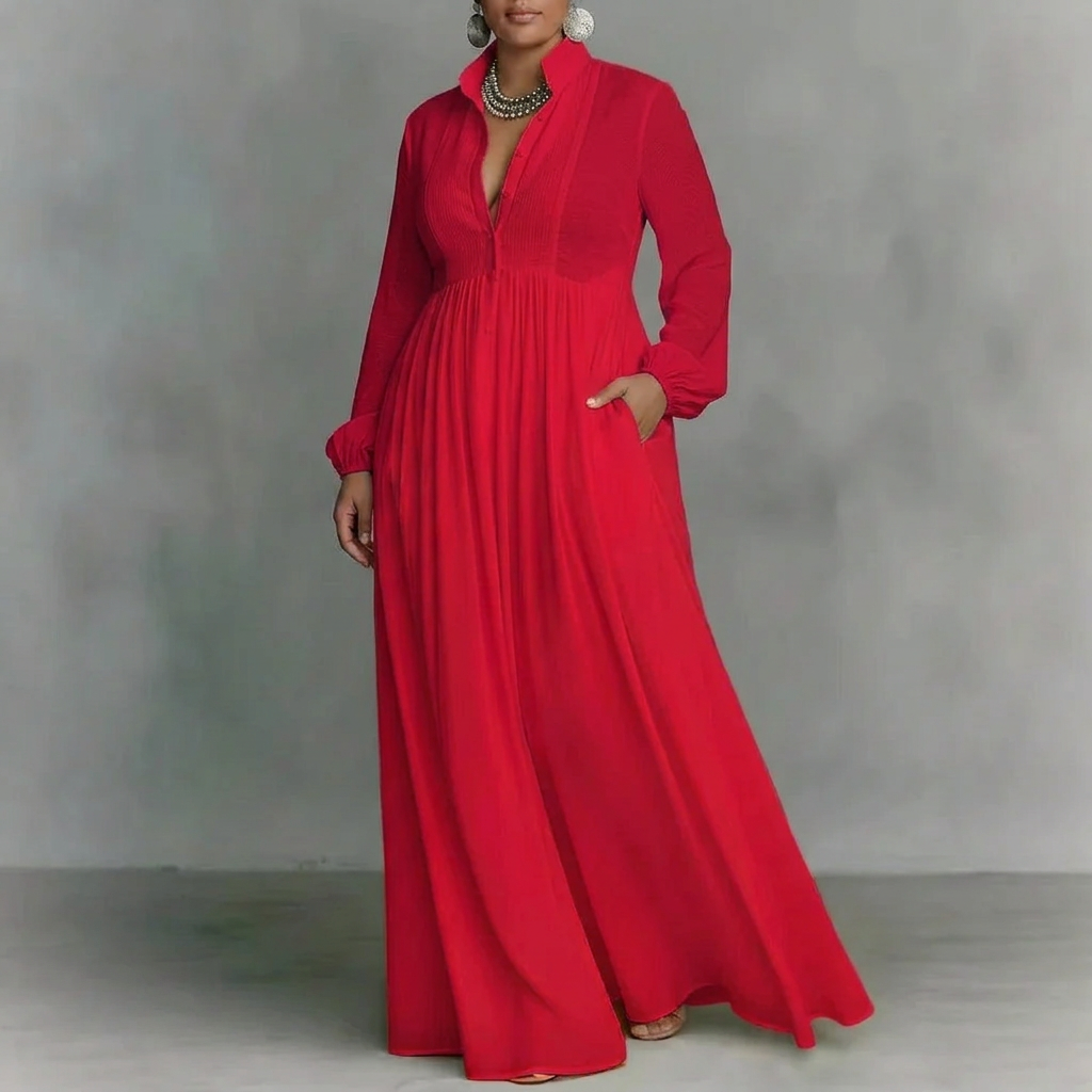 Vera French Dress: Elegant Ribbon-Tie Charm