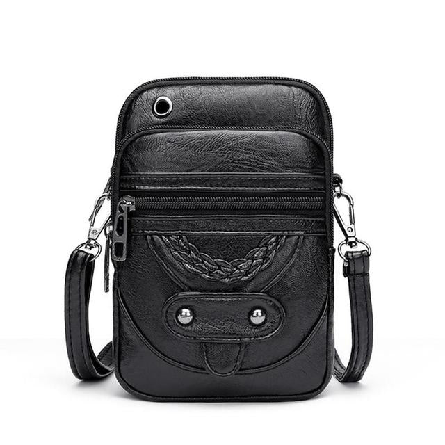 Liora - Vintage Leather Crossbody Bag