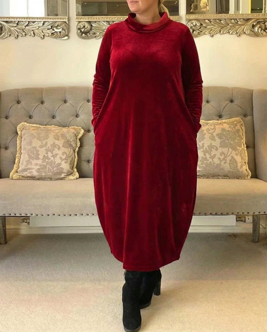 Loredana | Relaxed Velvet Dress