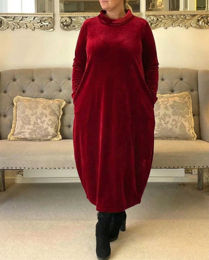 Loredana | Relaxed Velvet Dress