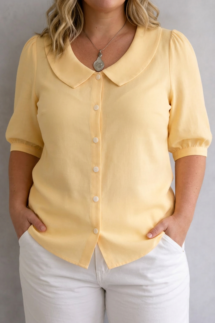 Naomi Collared Blouse