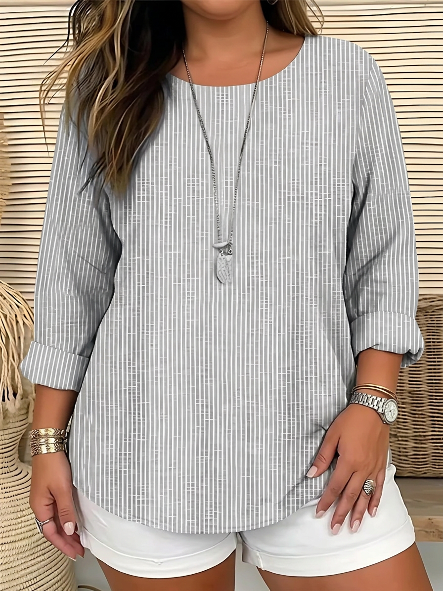 Romy | Striped Blouse
