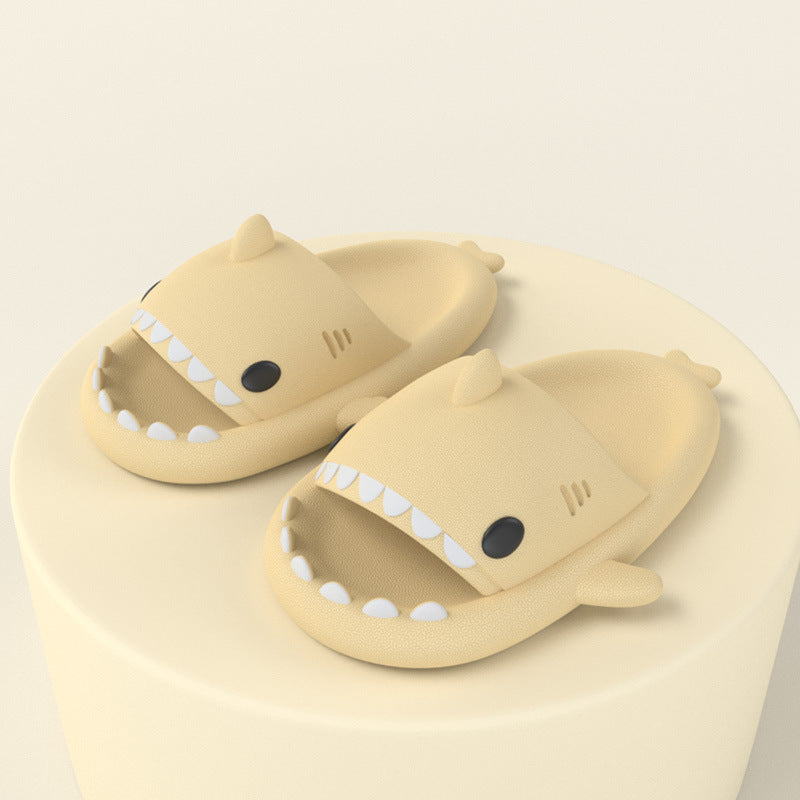 Cartoon Shark Slippers, Soft EVA with Thick Sole