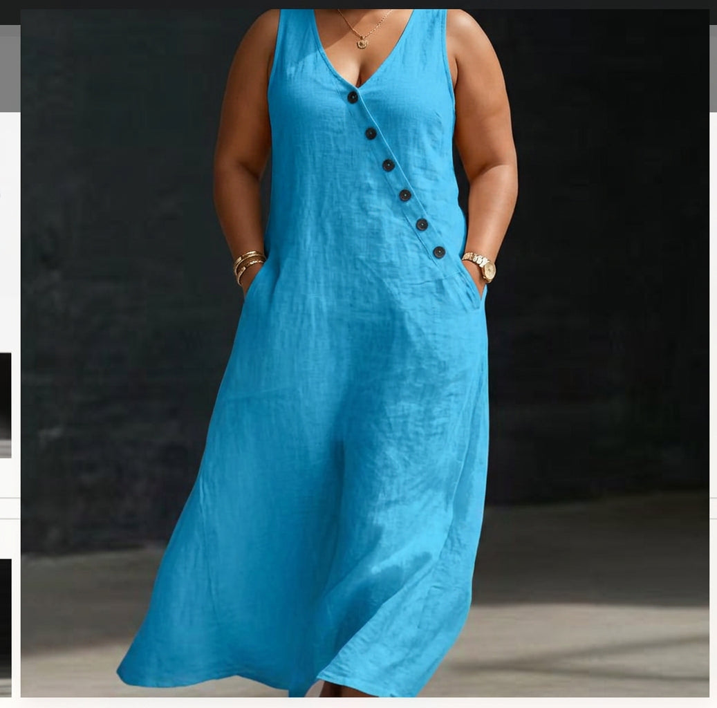Mira Buttoned Dress: Timeless Everyday Elegance