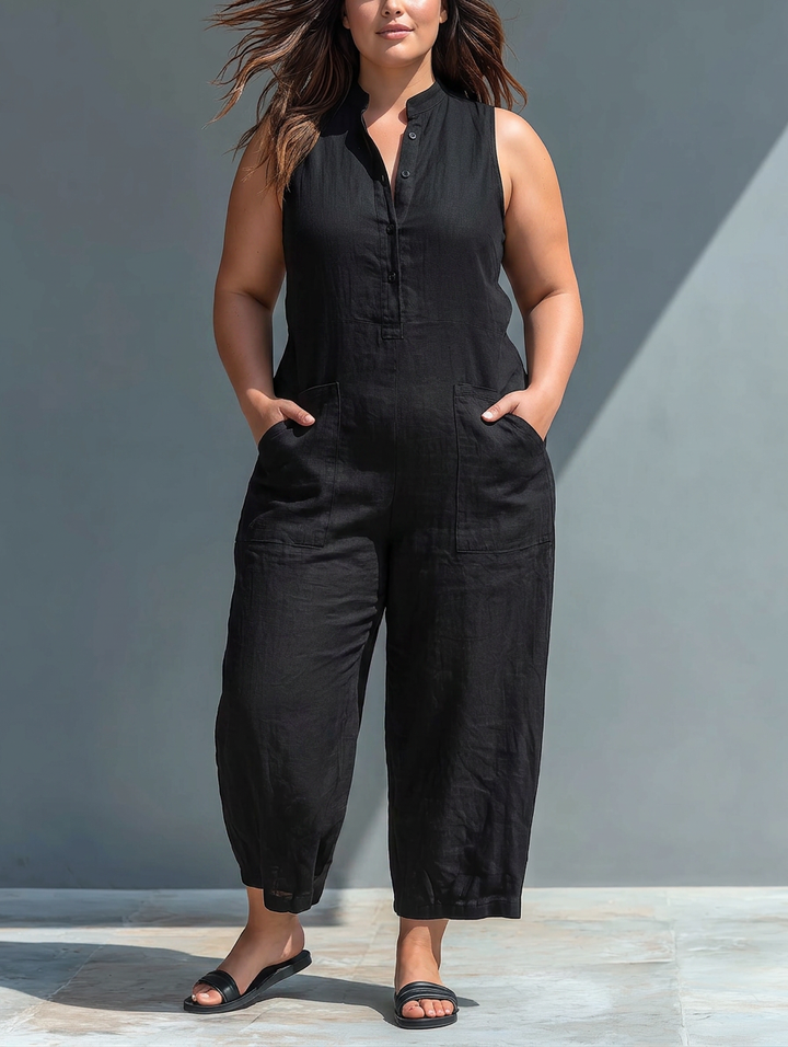 Bria | Jumpsuit Minimalist Linen