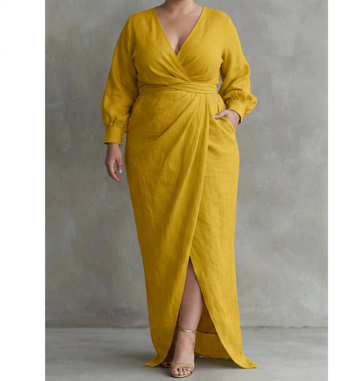 Petra Waist-Cinching Dress: Elegant Feminine Silhouette
