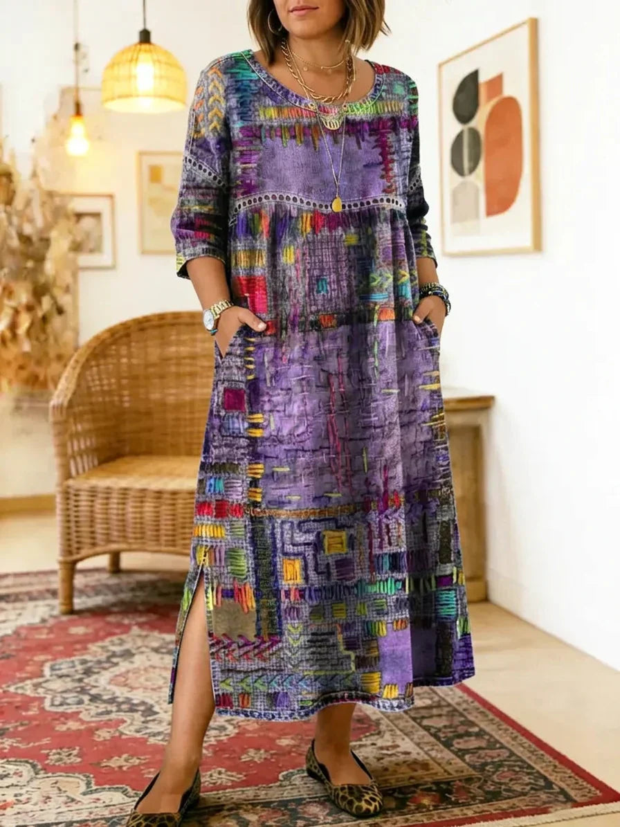 Kit | Printed Midi Dress