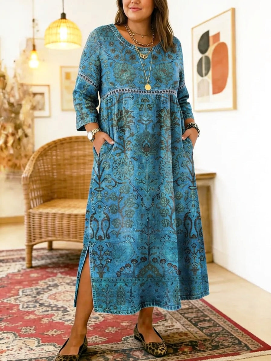Zora | Printed Midi Dress