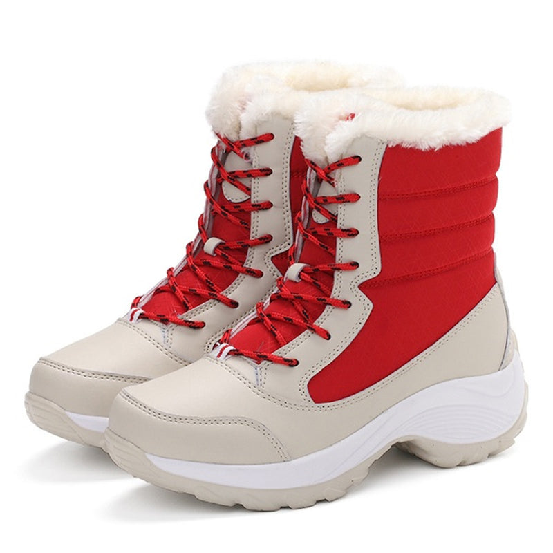 Plush Warm Ankle Snow Boots for Women, Cozy Winter Shoes