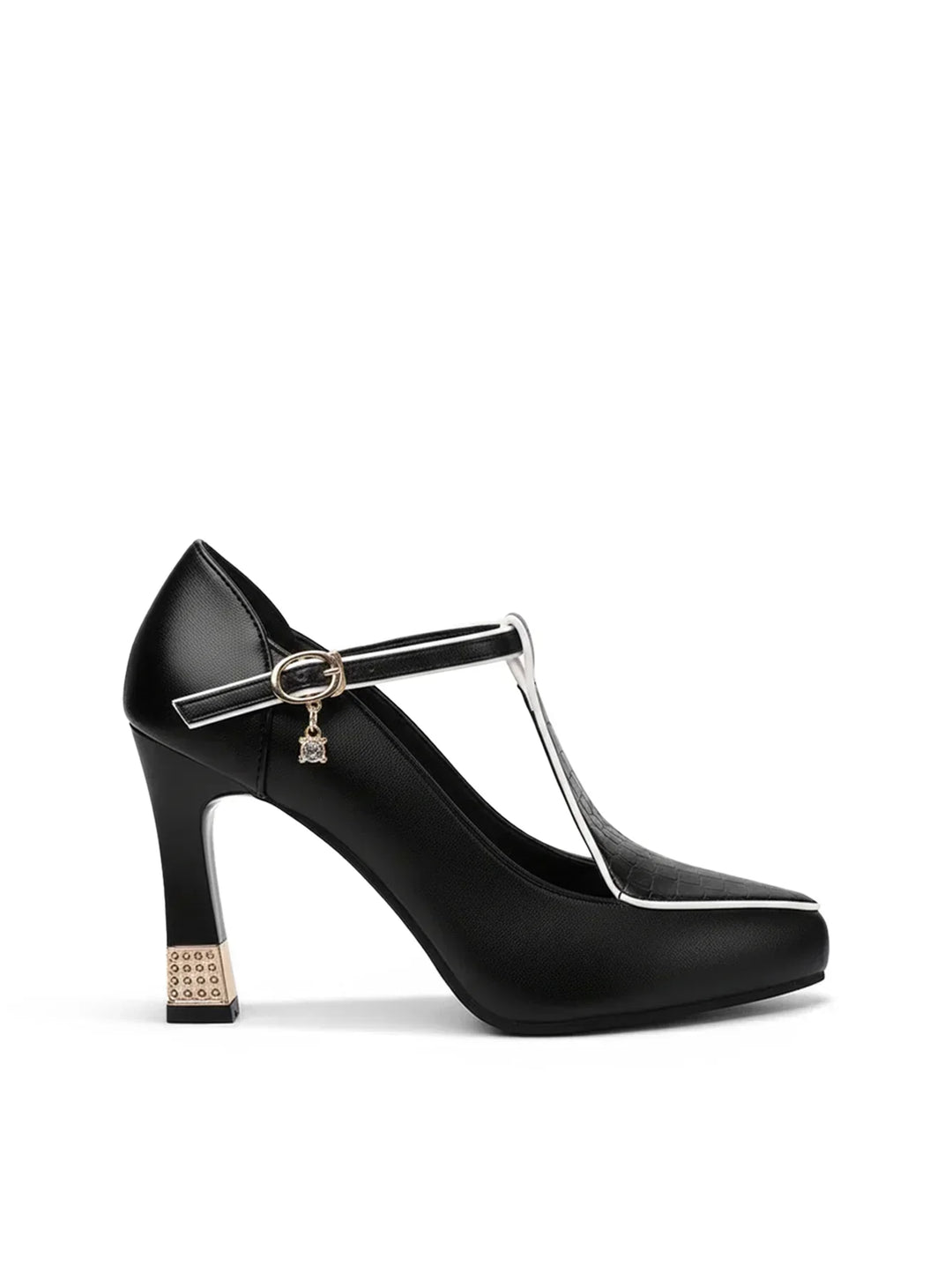 Monroe – T-Bar Jewel Pumps
