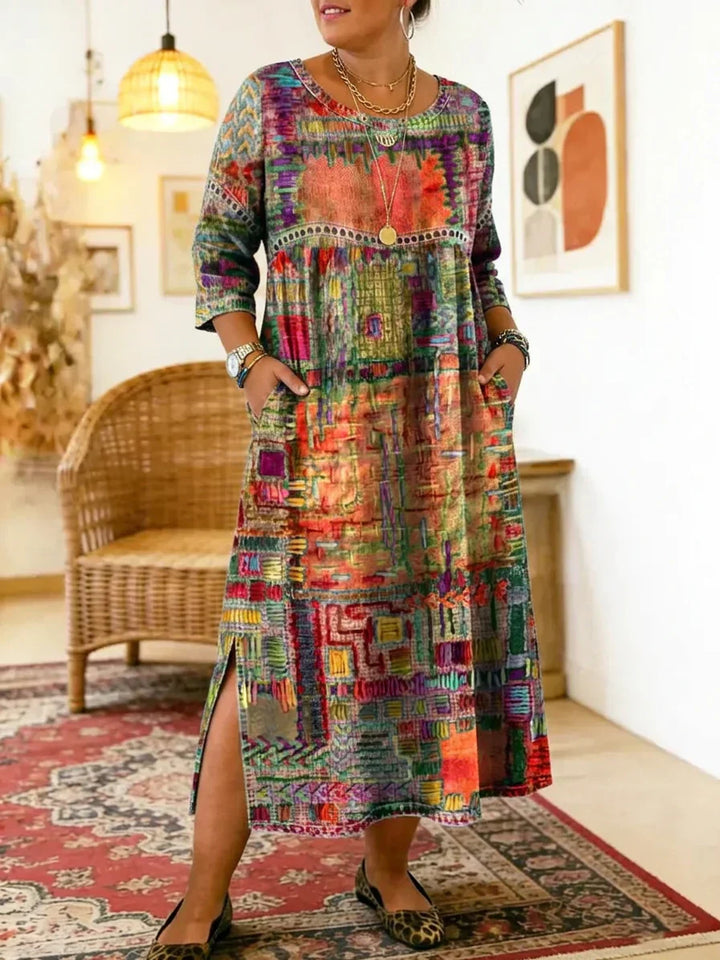 Kit | Printed Midi Dress