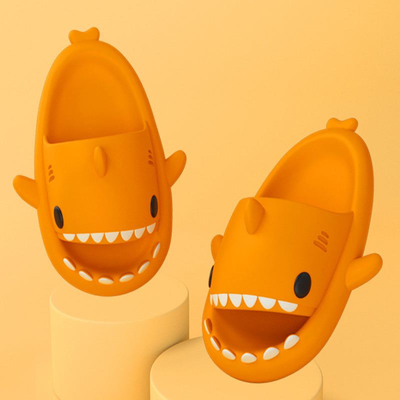 Cartoon Shark Slippers, Soft EVA with Thick Sole