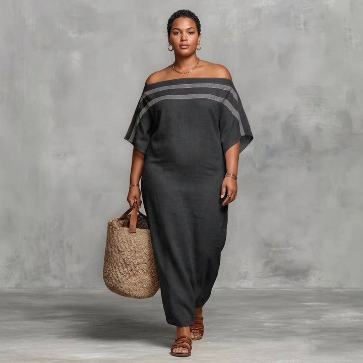 Lara Stand-Collar Dress: Effortless Everyday Chic