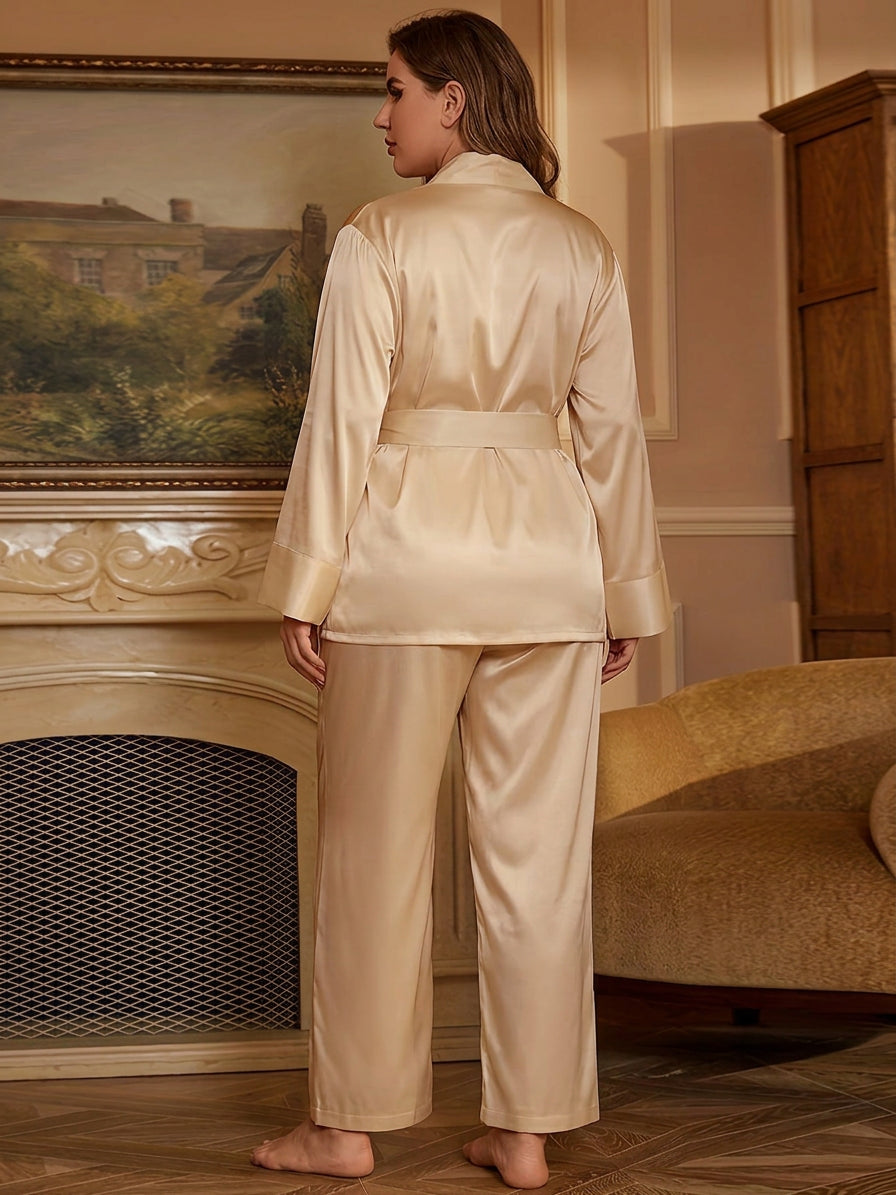Mable | Elegance Robe &amp; Pajama Set