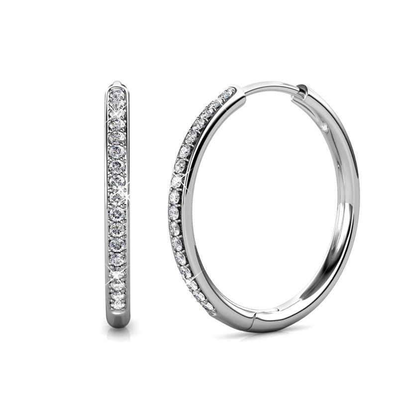 Livia Pave Earrings | Gold