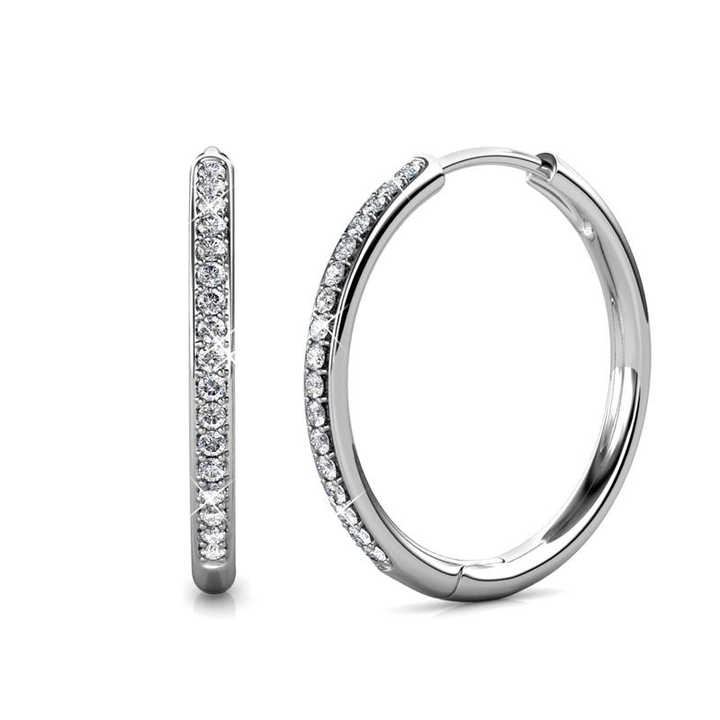 Livia Pave Earrings | Gold