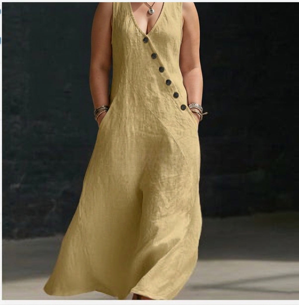 Mira Buttoned Dress: Timeless Everyday Elegance