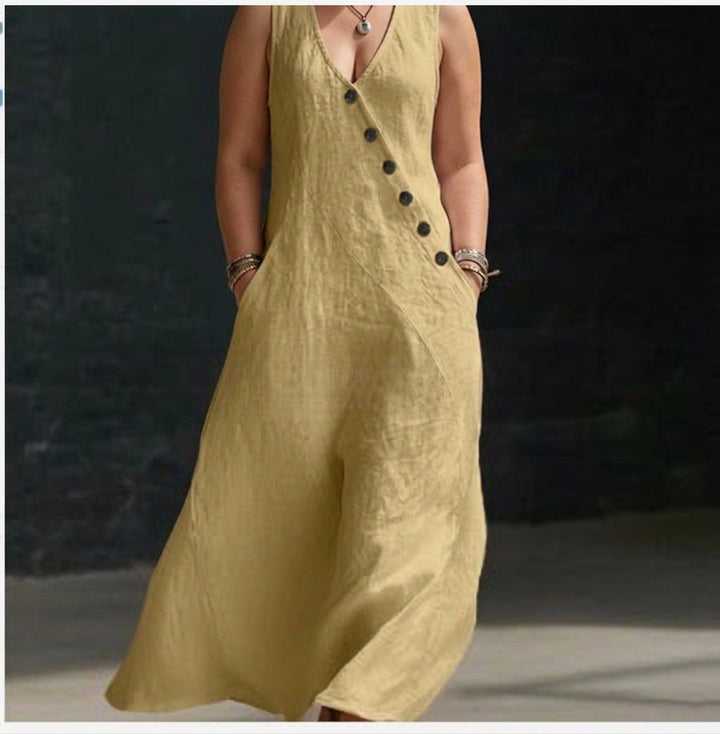 Mira Buttoned Dress: Timeless Everyday Elegance