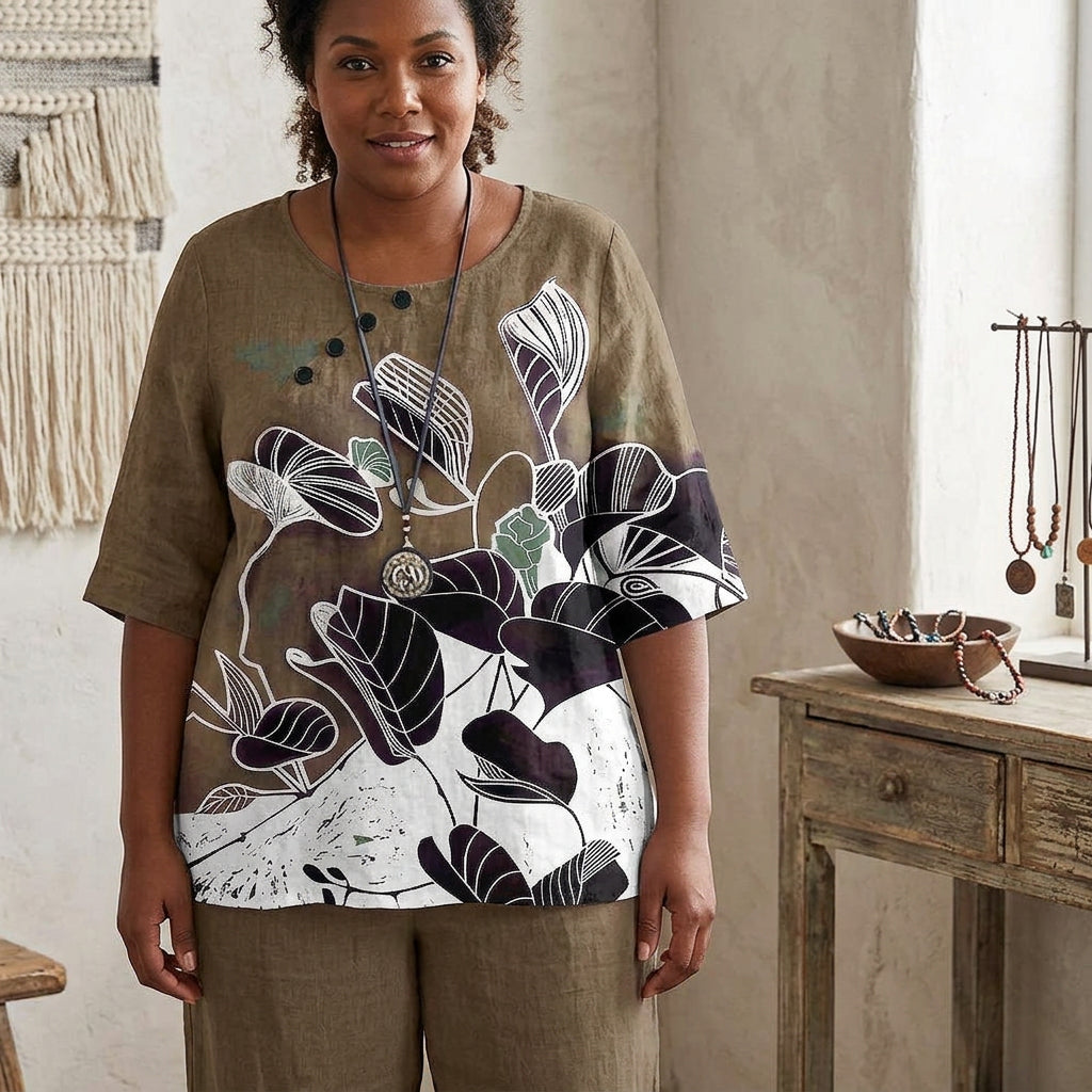 Yuki Printed Set: Effortless Everyday Comfort