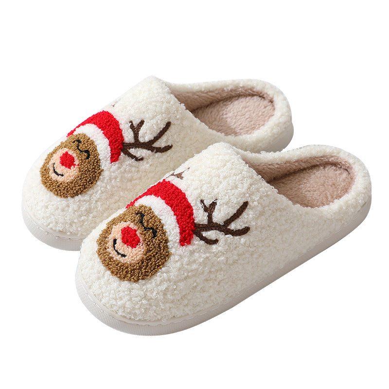 Christmas Slippers with Santa, Moose, Gingerbread and More