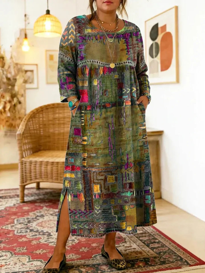 Kit | Printed Midi Dress