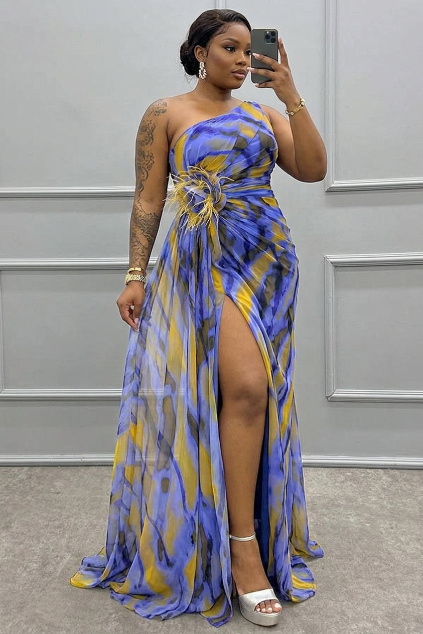 Etta | Vibrant Draped Dress