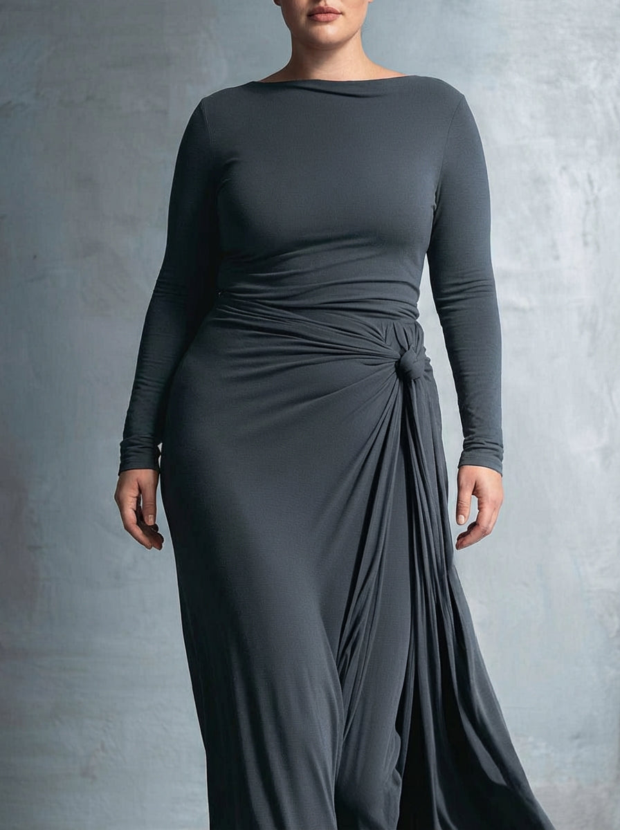 SELMA | SIDE KNOT MAXI DRESS