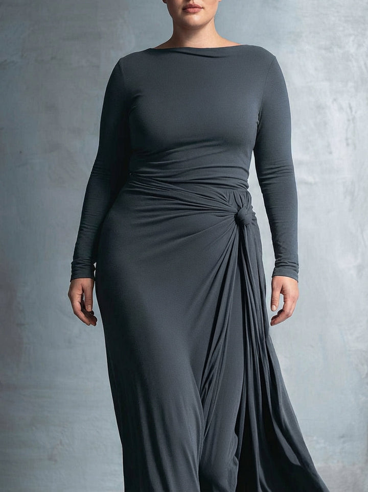 SELMA | SIDE KNOT MAXI DRESS