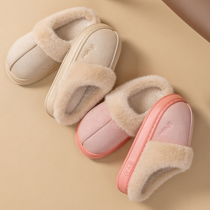 Cozy Fluffy Slippers for Women and Men, Soft Indoor Slides