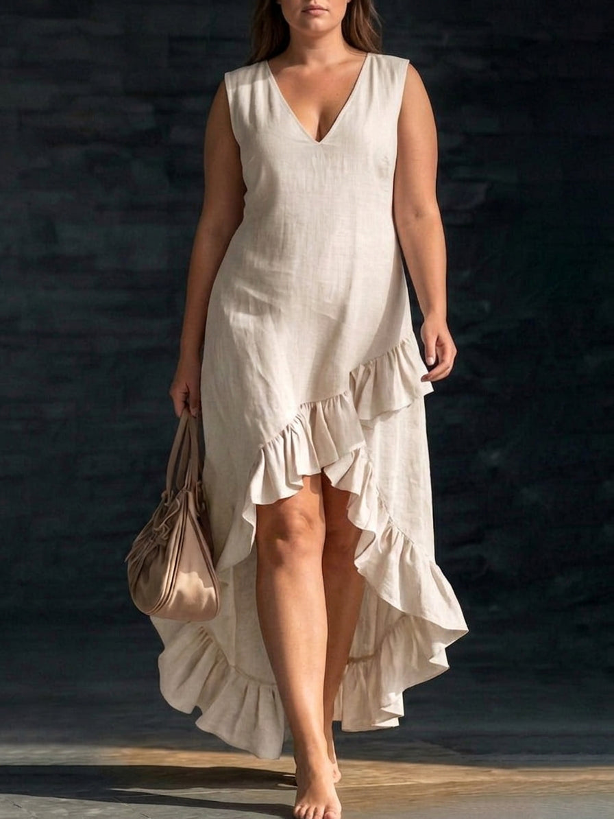 Naomi Cotton Linen Dress: Soft Everyday Comfort