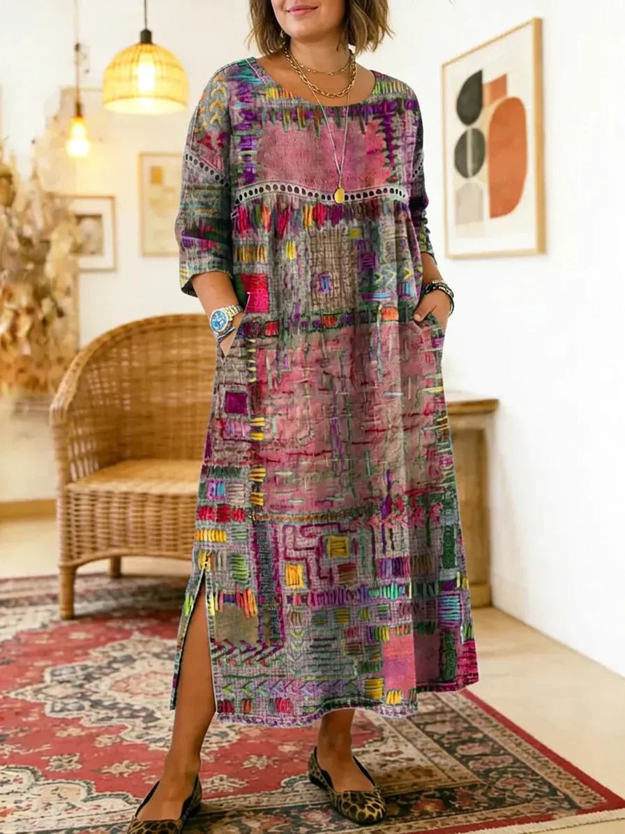 Kit | Printed Midi Dress