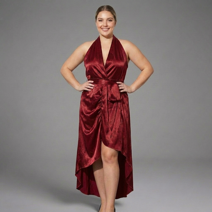 Fleur | High-Low Dress with Neck Straps