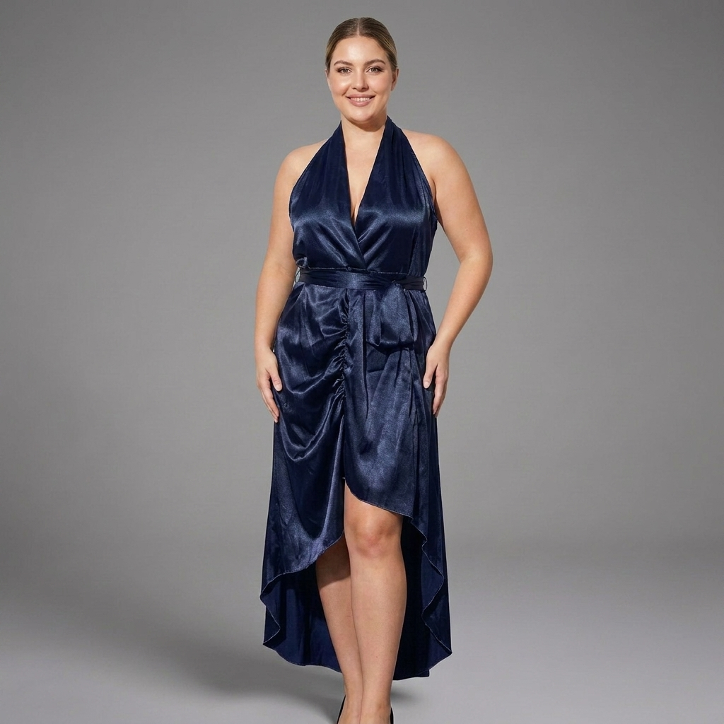 Fleur | High-Low Dress with Neck Straps