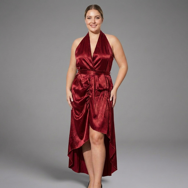 Fleur | High-Low Dress with Neck Straps