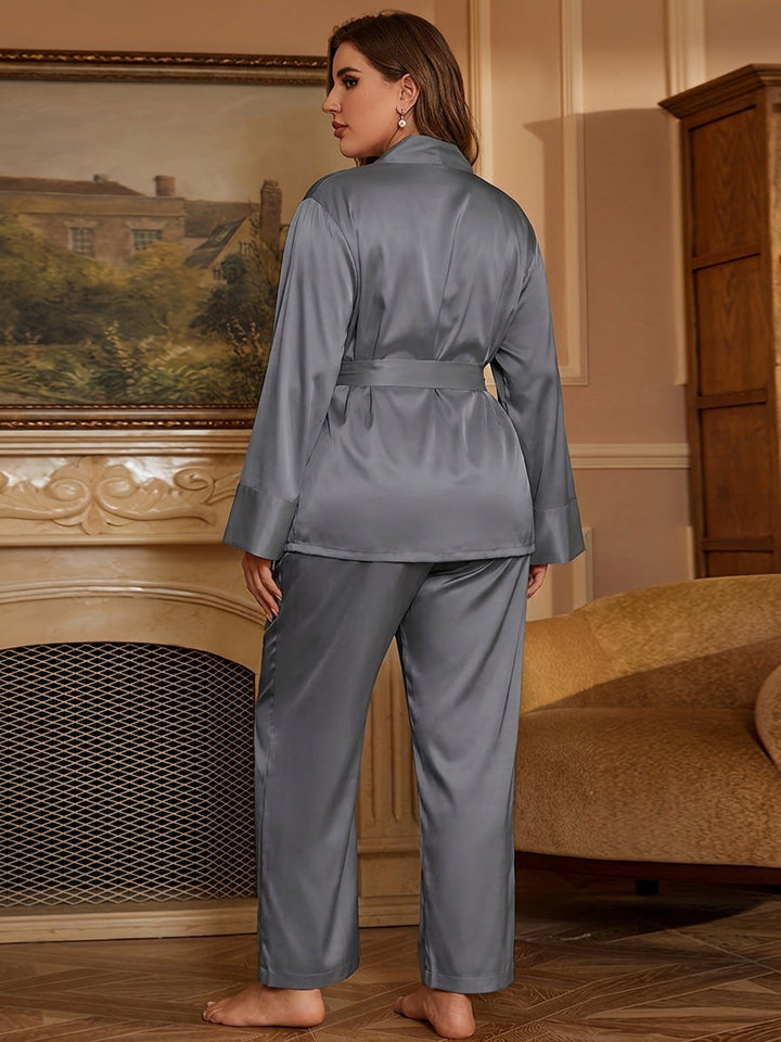 Mable | Elegance Robe &amp; Pajama Set