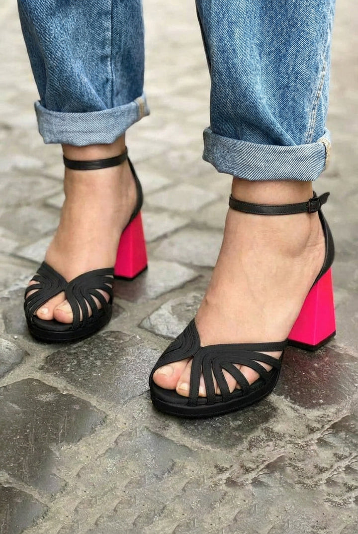 AMARA HEEL SANDALS