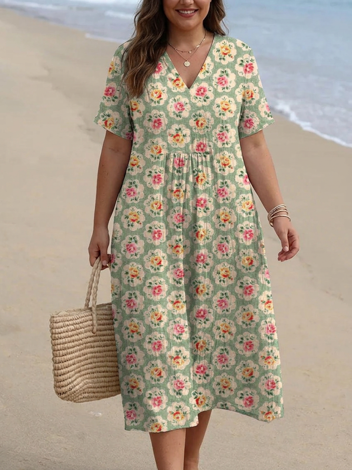 Rosalind - Vintage Floral Dress